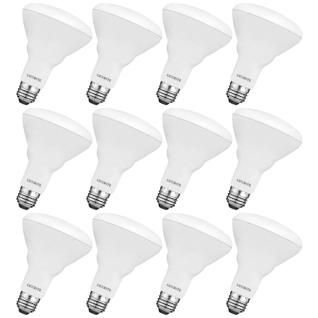 BR30 LED Light Bulbs 8.5W (65W Equivalent) 650LM 3000K Soft White Dimmable E26 Base 12-Pack